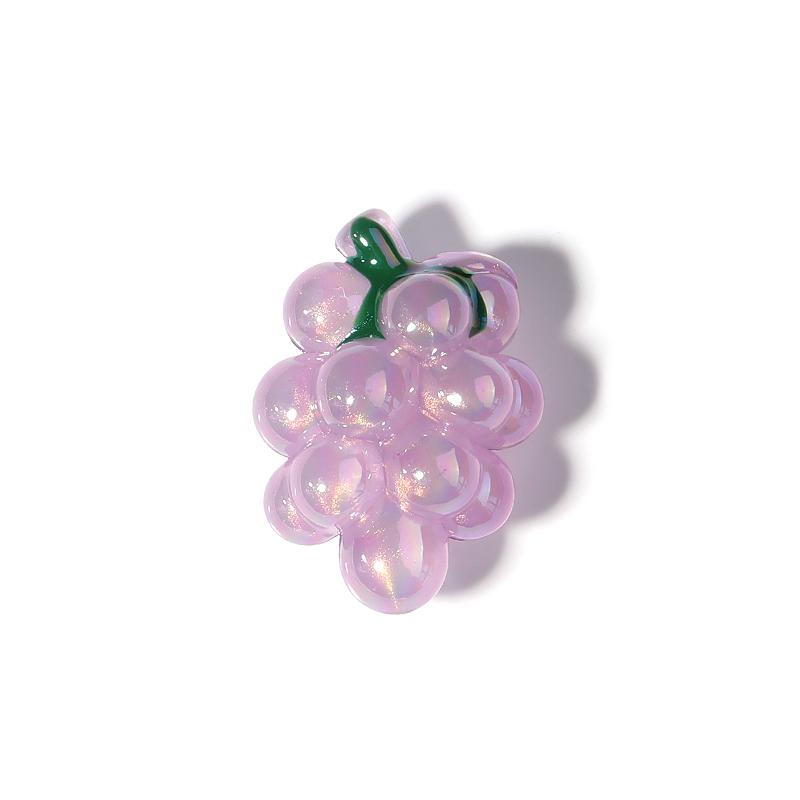 

10Pcs Color Acrylic Beads Lovely Grape Shape Loose Spacer Beads for Jewelry Making DIY Bracelet Phone Chain Ornament Accessories