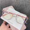 Anti Radiation Glasses Transparent Lens Women Round Anti-Blue Eyeglasses Computer Optical Eyewear Fashion Eyewear