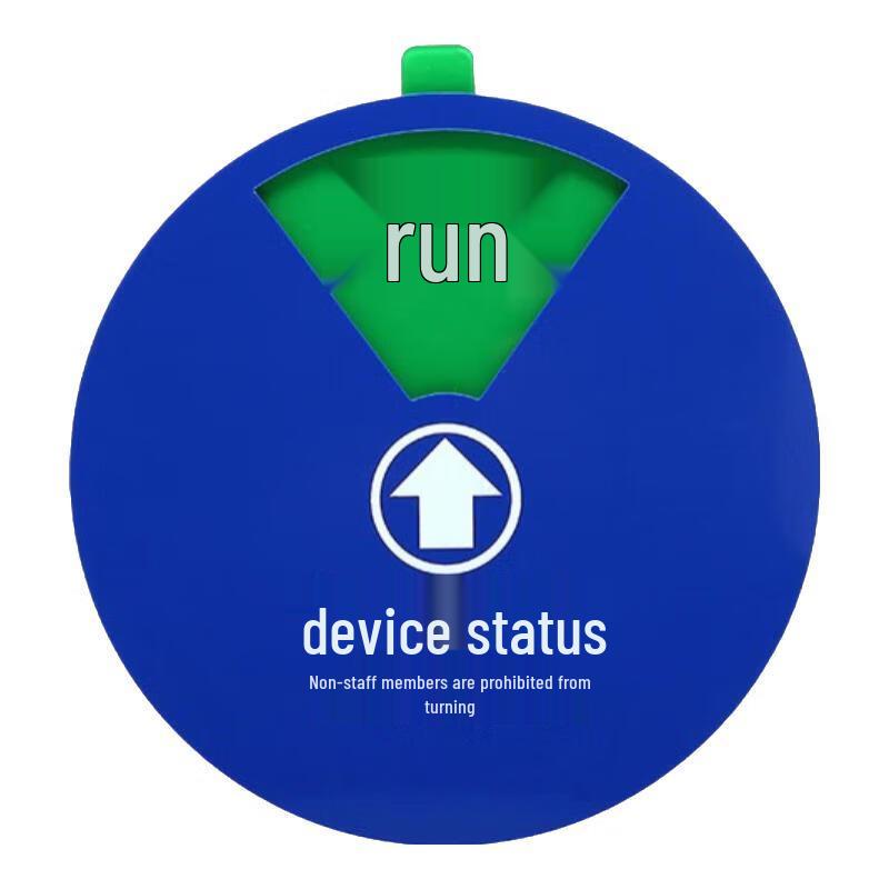 Magnetic Rectangular Equipment Status Tag