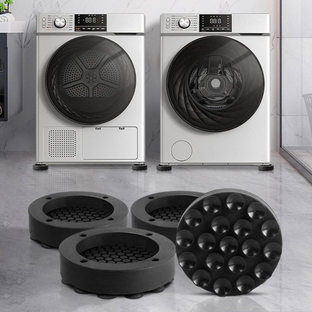 Anti-Vibration Washing Machine Feet Pad Silicone Non-Slip Mat Universal Silent Heightened Mat Refrigerator Feet Fixed Pad