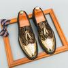 Fashion Brand Business Tassel Loafers Shoes Slip On Casual Thick Bottom Artificial Leather Party Shoes High Quality Mans Fashion Shoes