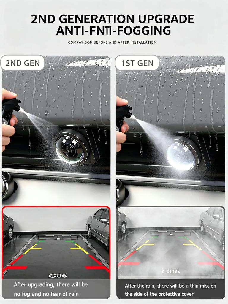 PO4 For BYD Sea Lion 06 EV/DM-I Car Camera Protective Cover 360 Lens Protective Cover Rain And Fog Proof Cover Accessories