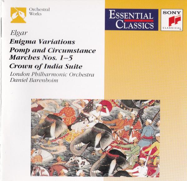 CD ELGAR LONDON PHILHARMONIC ORCHESTR Enigma Variations Pomp And Circum SBK48265 Sony Classical 1995 Europe Classical Used