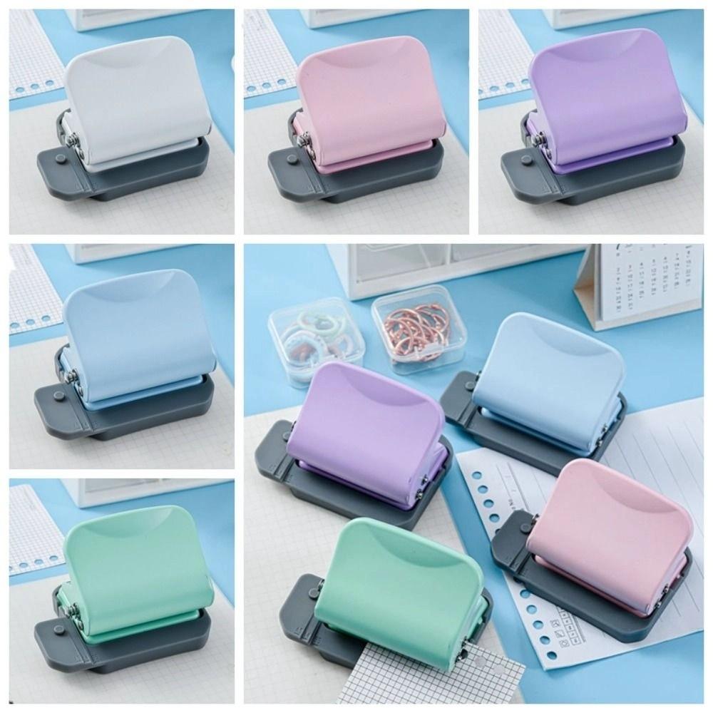 DIY Scrafts 6-hole Paper Punch Paper Cutter DIY Hole Punch 5 Color Loose-leaf Punch  School
