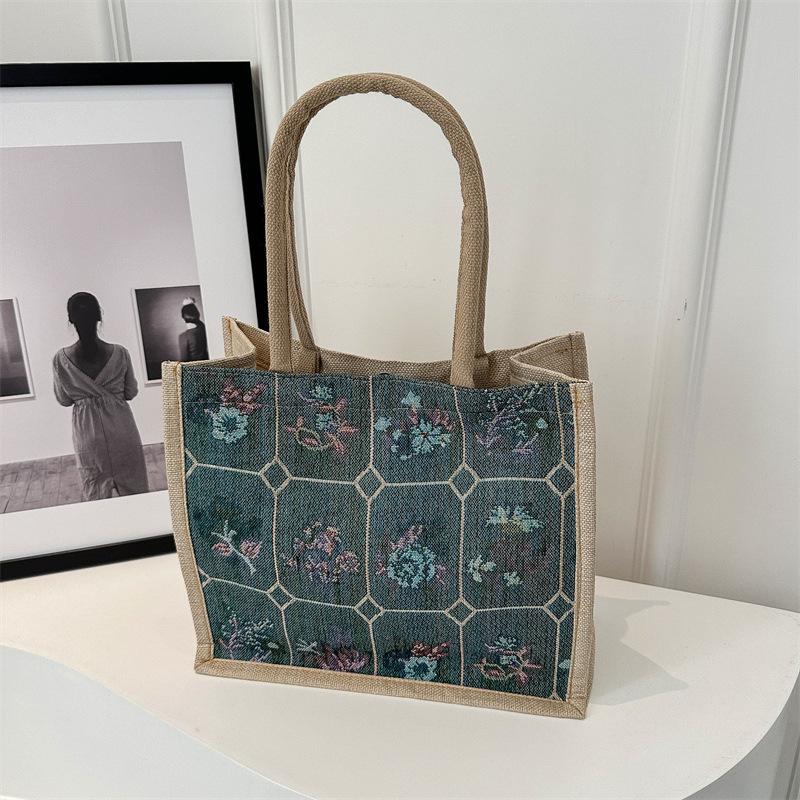 

Персонализированная и Модная Сумка Большой Вместимости для Женщин Новая Весенняя Нишевая Текстурная Сумка Через Плечо Повседневная Сумка-Тоут