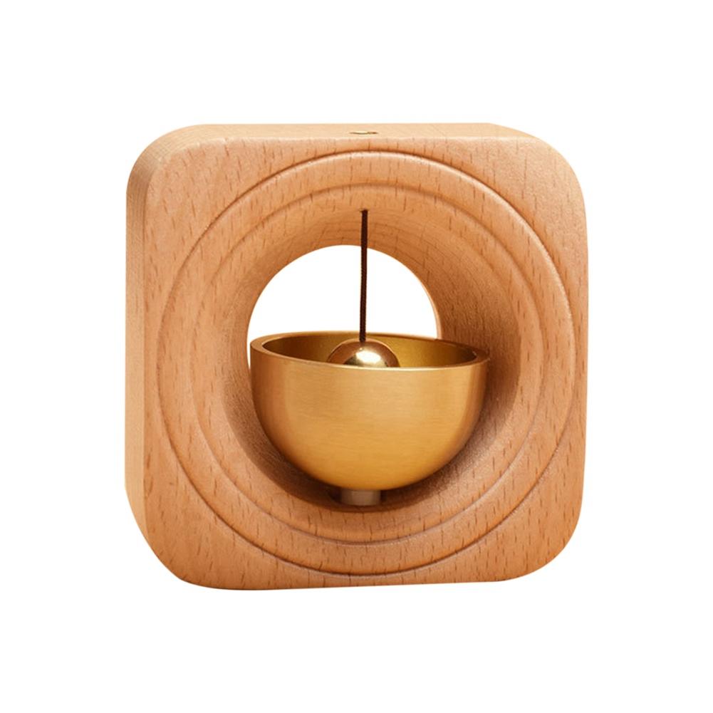 

Латунный Дофаминовый Дверной Звонок Деревянный Колокольчик Входная Ветряная Музыка Японский Подарок на Новоселье Входной Подвес