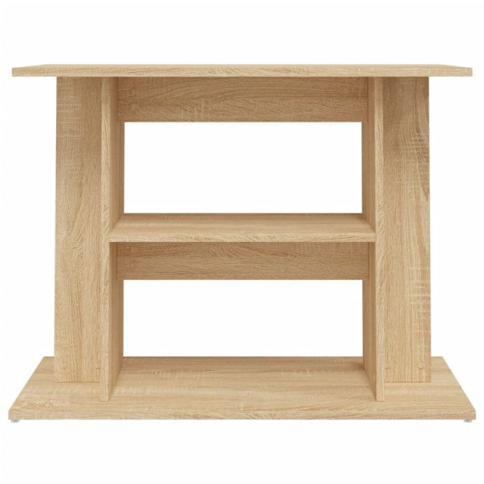 VidaXL Aquarium Stand Sonoma Oak 80x35x60cm Engineered Wood 833578