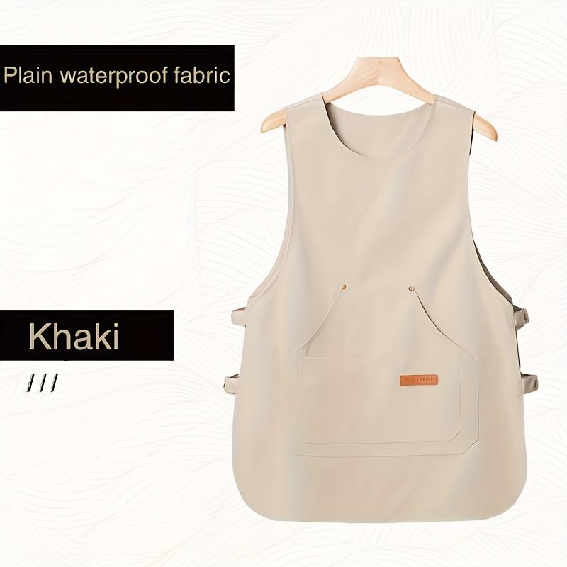 Multifunktionale Arbeitslatzschürze - strapazierfähige Polyestermischung, perfekt für Gartenarbeit und den täglichen Gebrauch, Alltagsschürze | Latzschürze mit verstellbarem Riemen | strapazierfähige Schürze