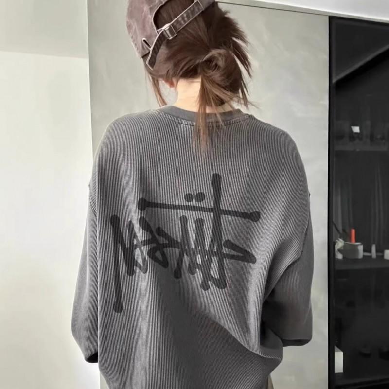 Stu American Series Graphic Raglan Sleeve Waffle Knit T-Shirt Teens