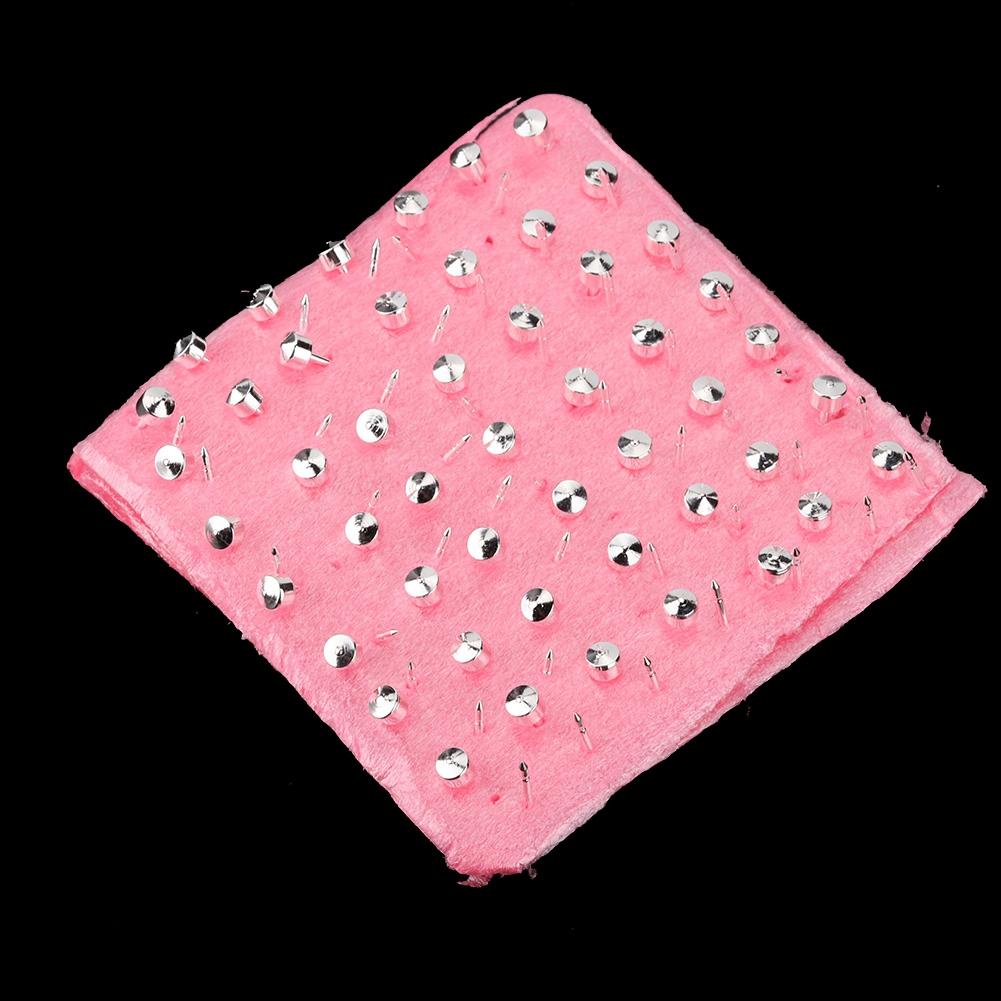 98pcs Metal Ear Stud Ear Cap Earnuts Piercing Tool Earrings Jewelry Accessories Set