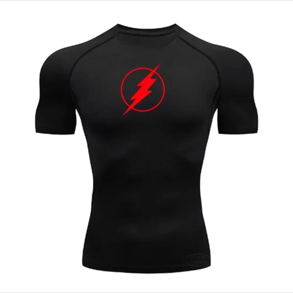 Jogging Quick-drying Breathable Top Summer Men's Running Compression T-shirt Short-sleeved T-shirt Gym Fitness Shirt