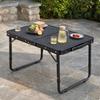 Portable Picnic Table with Mesh Top Easy Setup Folding Outdoor Lightweight