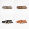 Genuine Leather Womens Belt For Jeans Fashion Casual With Pin Buckle
