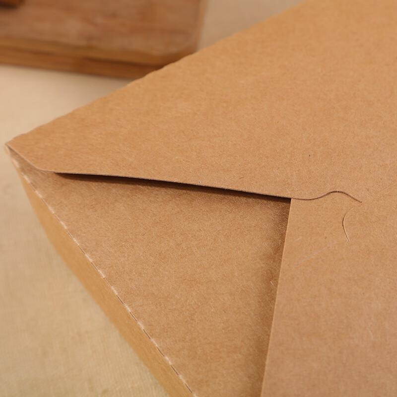 Disposable Kraft Paper Food Box