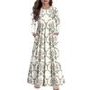 Girls' Maxi Dress Casual Holiday Dresses - Long Sleeve Dress With Pockets For 4-14Y