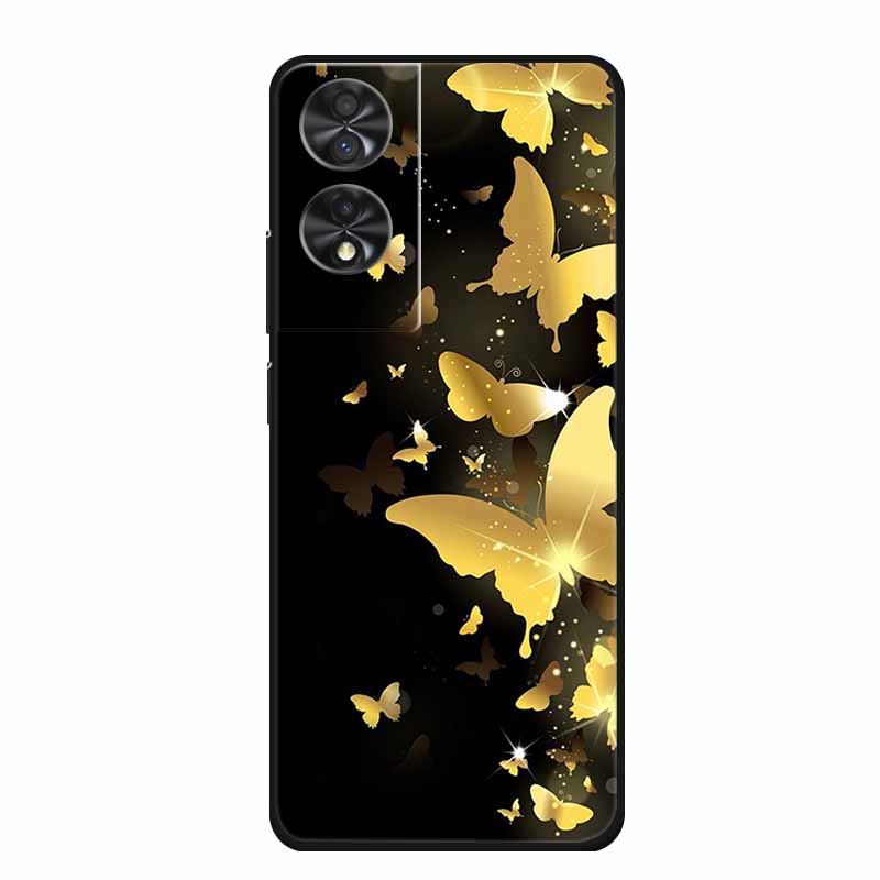 Pouzdro na telefon pro TCL 40 NxtPaper Zadní kryt Pouzdro 6,78" Funda Černý silikon Měkké Coque Pro TCL 40 NxtPaper Pouzdro Skořepina Nárazuvzdorné