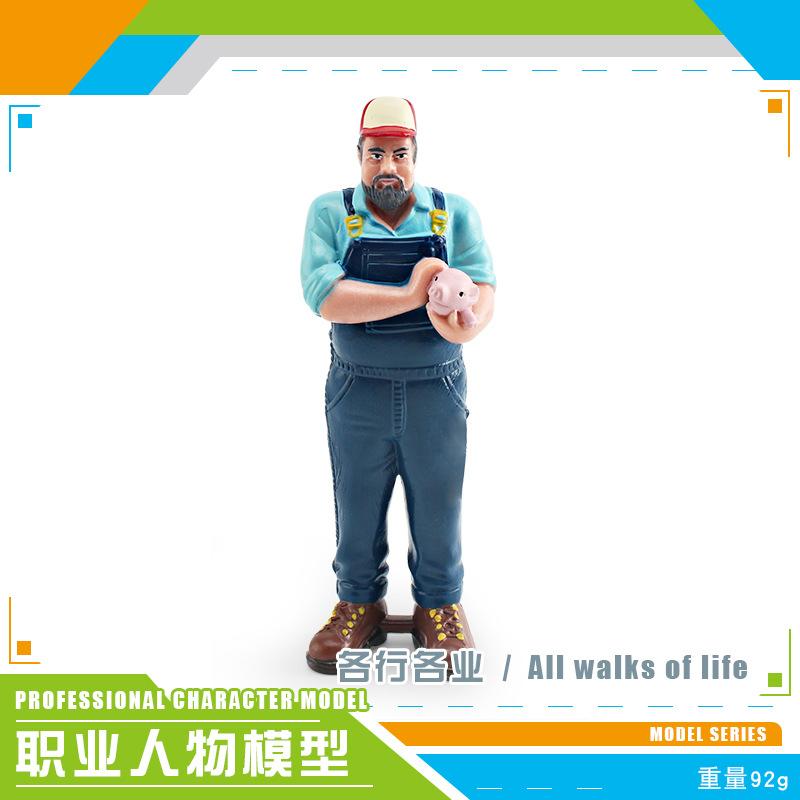 Giocattolo Educativo Montessori Mondo della Cognizione Architettura Figure Professionali insegnanti medici costruzione polizia Action Figures