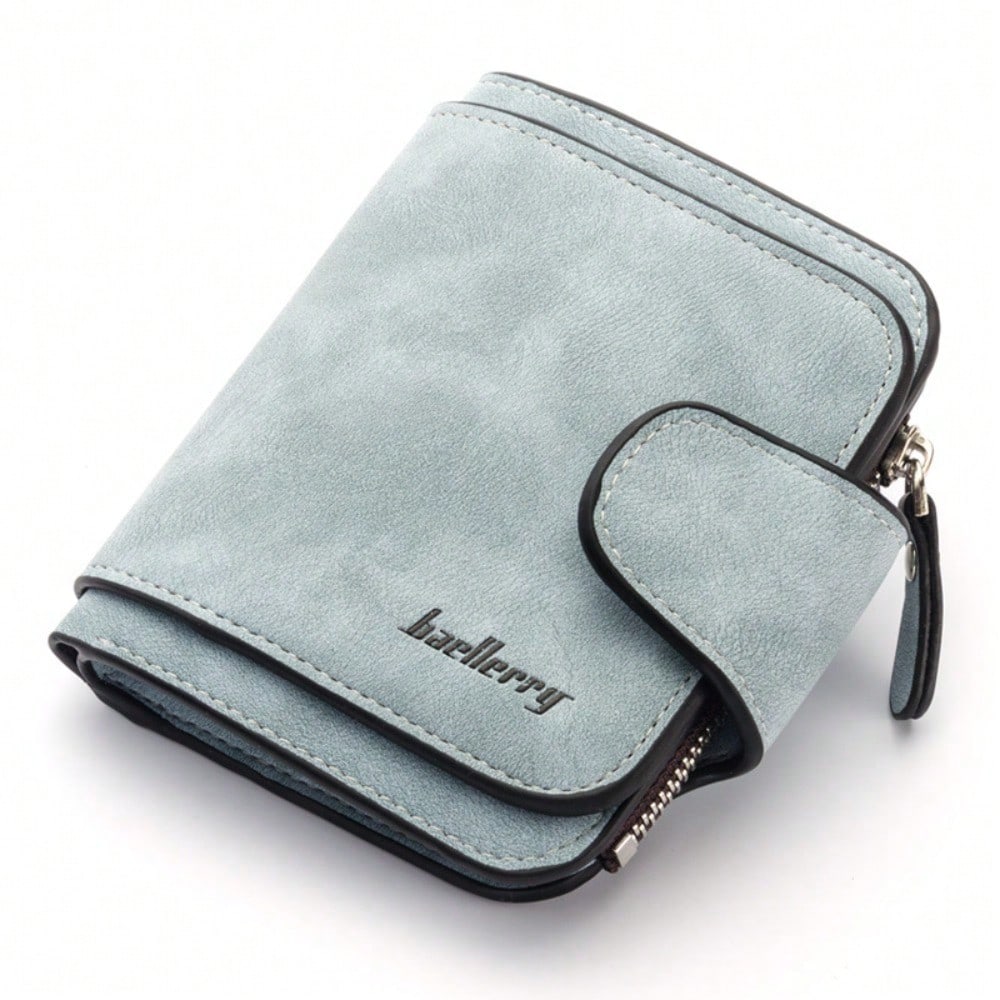 Women's Wallet Buckle Matte Leather Change Bag Cute Little Fresh Wallet
