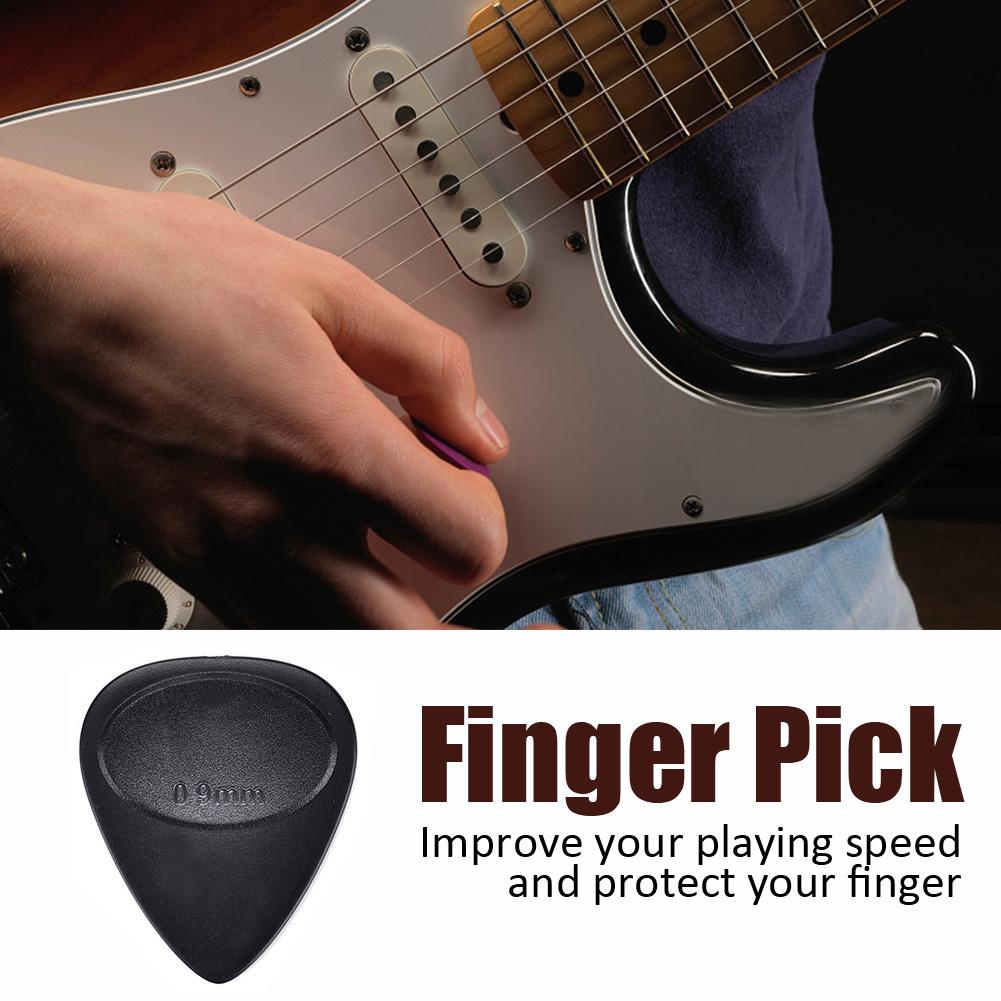 Silicone Rubber Fingertip Protectors Fingerstall And Guitar Finger Picks