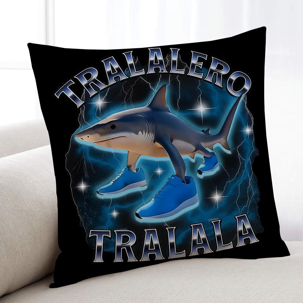 Cool Fashion ITALlAN Brainrot Creative animal cushion cover Home Bedding Sofa living Room pillowcase Simple Soft Skin Party Gift