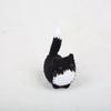 Multi-color Crochet Kitten Keyrings Cartoon Knitted Cat Keychain Cat Crochet Keychain  Gift