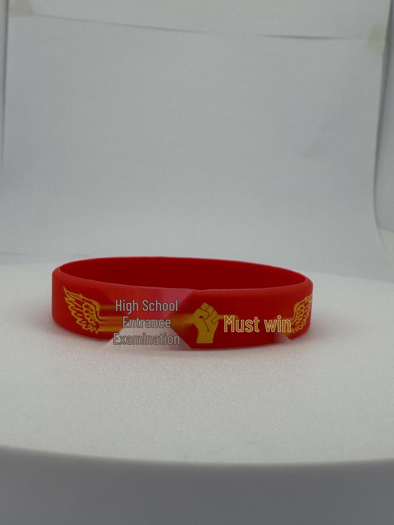 Motivational Silicone Bracelet for Exam Success