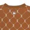 New MLB Jacquard Dia Monogram Boston Red Sox Sweatshirts Sweatshirt Unisex Camel 3AMTM1144-43CAS
