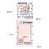 5 Set Korean Cute Animal Party Card Head Card Back Opp Bag  Star 3 Inch Photo Card DIY Packing Material Kawaii Gift Packaging