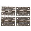 20 Set Antique Decorative Hinges Zinc Alloy Vintage Box Hinges Jewelry Box Hardware for Wooden