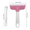 2PCS Pinkish Stamping Roller Hard Rubber Rubber Roller Printmaking Roller  Fabric Crafting