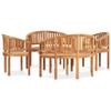 Day and Night - Day and Night Garden Furniture Set 5 Pieces Solid Teak Wood