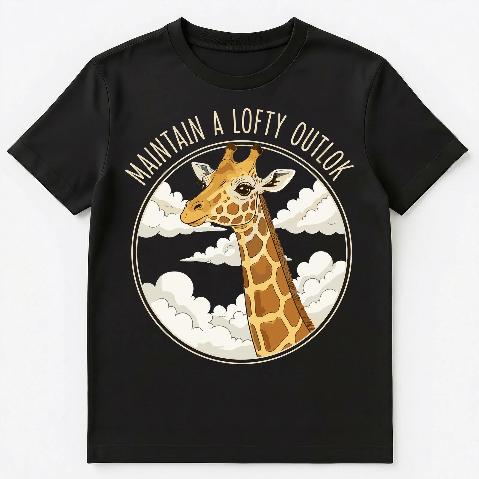 

Maintain A Lofty Outlook Motivational Design Unisex T-Shirt S