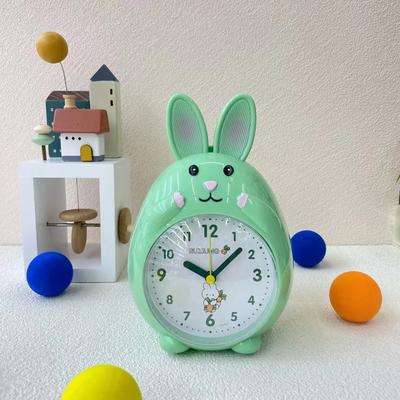 Sleeping Rabbit Double Tone Speech Alarm Clock Children's Alarm Clock Can Be Timed Alarm Clock English Voice