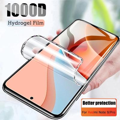 1000D hidrogelinė plėvelė, skirta Xiaomi Redmi Note 10 9S 9 8 7 Pro 9A Note 10 11 Pro ekrano apsauga mi 11T 10T 9T Poco X3 Pro Not Glass