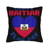 Haiti Haitian Flag Caribbean Souvenir Pillow Cover Comfy Cushion Cover Funny Pillow Case For Couch Sofa Bedroom