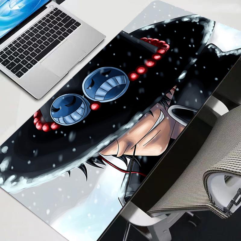 New Mouse Pads Big One Piece Ace Anime Carpe Durable PC Gamer Computer Mausepad Varmilo Keyboard Gaming Accessories Desk Mat