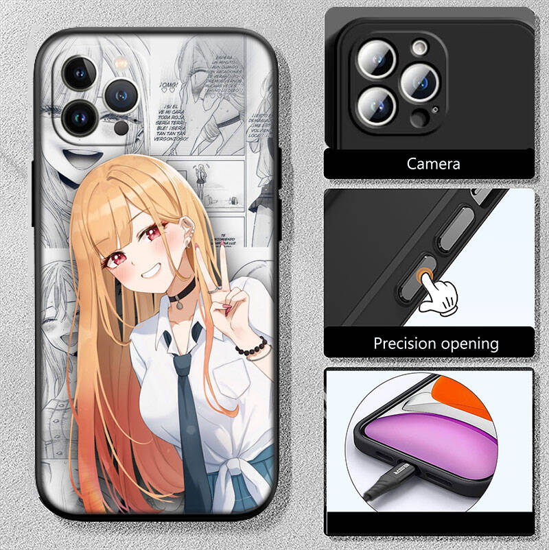 MH94 My Dress-Up Darling Phone Shell Case for iPhone 7 8 11 12 13 14 15 16 17 16E XS Pro Max XR X SE Air