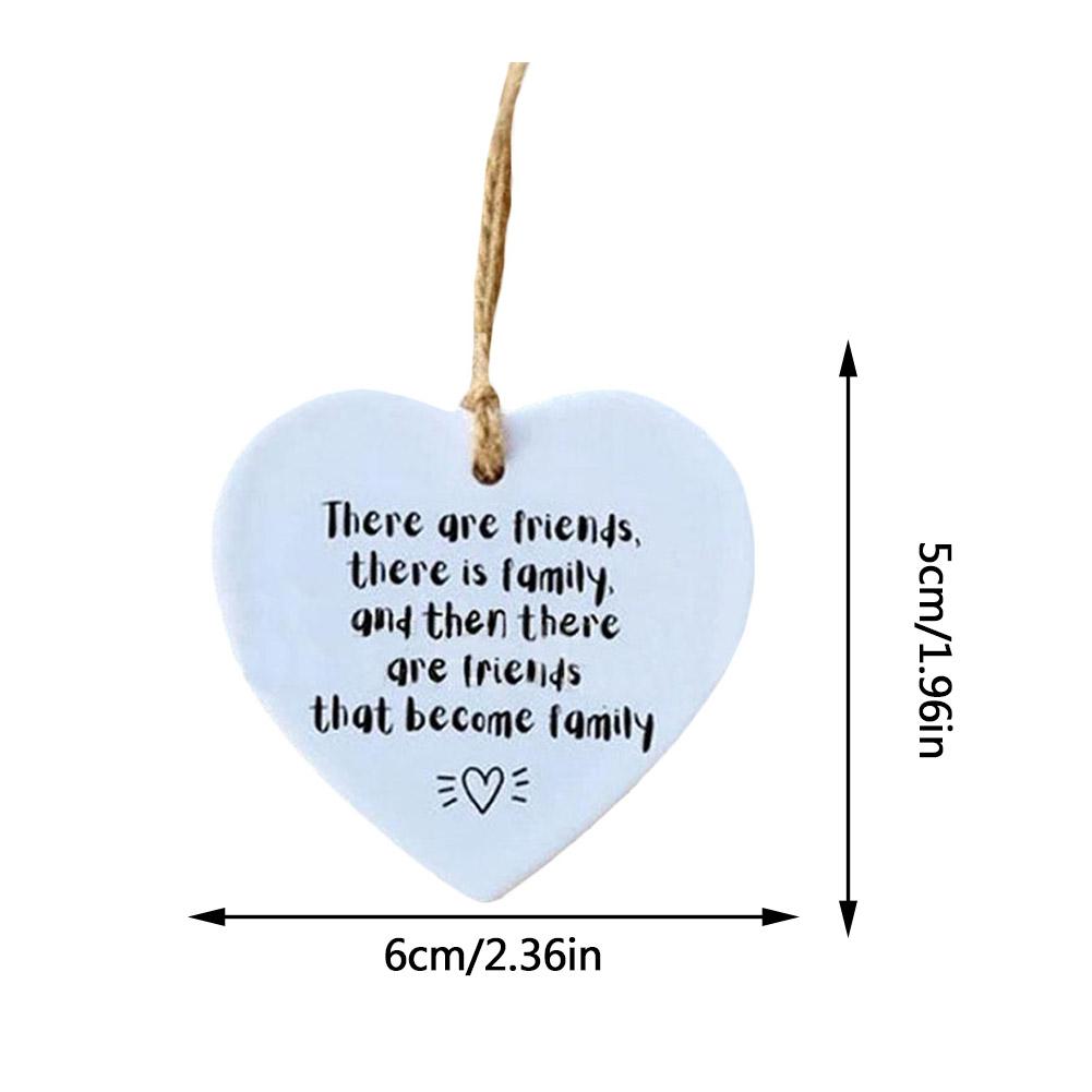 Thank You Gift, Appreciation Gift, Acrylic Hanging Heart Plaque Gift, Never Forget the Difference You Make, Plaque Bag