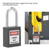 10 Sets 1.5in   Padlocks Steel Beam Insulated Anti Corrosion Lock for Industry Machine Manufacturing(Blue )
