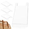4Pcs Couch Wall Stopper Clear Acrylic Wall Spacer Bed Sofa Stopper Furniture Wall Spacer Prevents Fire Safety from Wall Outlet