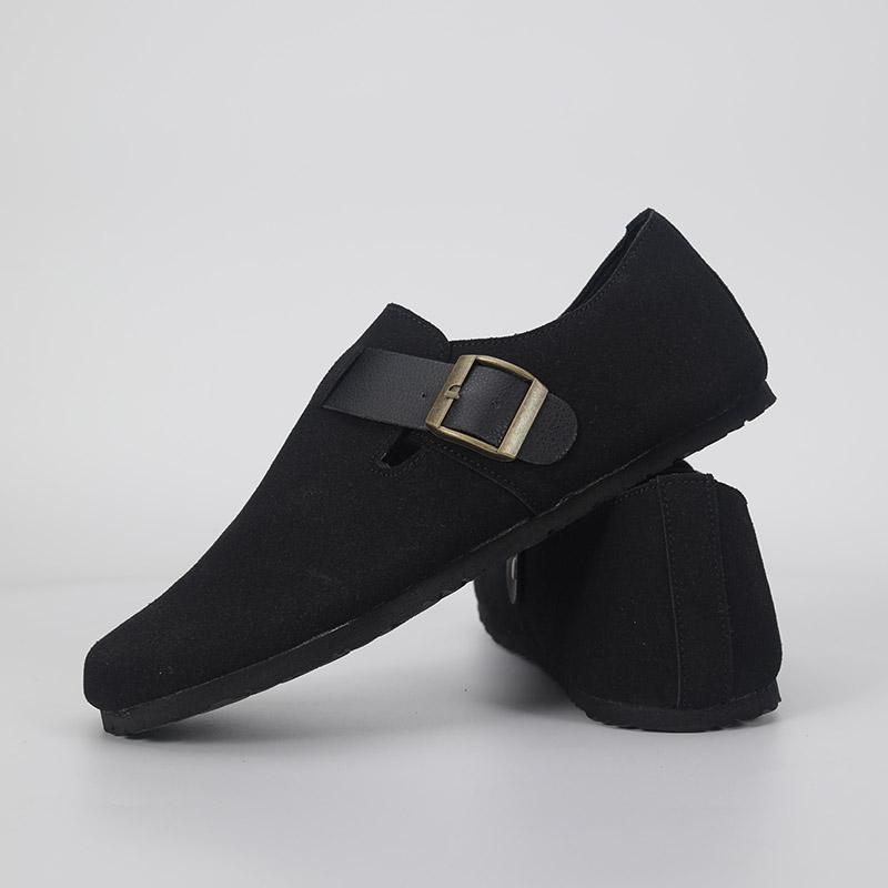 Solid - Colored Men's Suede Casual Shoes Light And Comfortable Flat Shoe Fashionable Soft - Soled Casual Shoe Daily Office Shoes