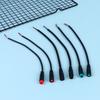 Black Ebike Accessories Optional Cable Base Connector Waterproof Connector 2/3/4/5/6Pin Cable Display Pin