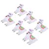 6pcs DIY Embroidery Sew On Patches Washable Embroidered Patches Cute Iron On Patches  For Bags
