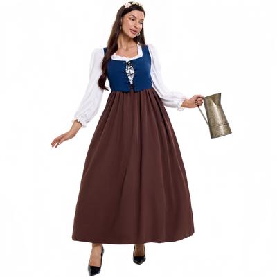 Kleid Kleidung Bauer Magd Kleidung Träger Plastik Taille Bier Kleidung Erwachsener