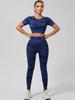 Tie-Dye Yoga Set: Beautiful Back Sports Bra & High-Waist Peach Lift Leggings