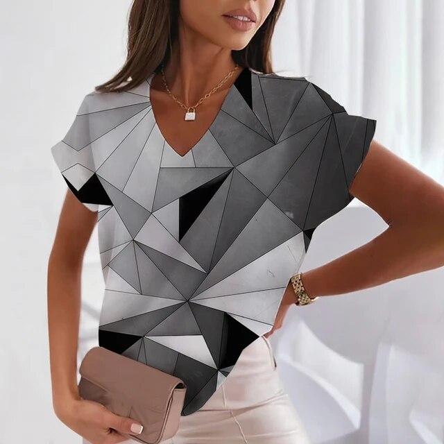 Summer Trend Women'S T-Shirt Street Cool Tide Female Short-Sleeved Loose Fashion Personality Half-Sleeve Tops