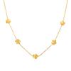 Vnox Multiple Styles Stainless Steel Necklace For Women, Heart Flower Star 18K Gold Plated Choker Accessories Charms Jewelry
