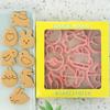 8Pcs Cartoon Easter Bunny Cookie Mould Cute Rabbit Chick Eggs Animal Pattern Biscuit Cutter Cake Decorating Tools Baking Molds