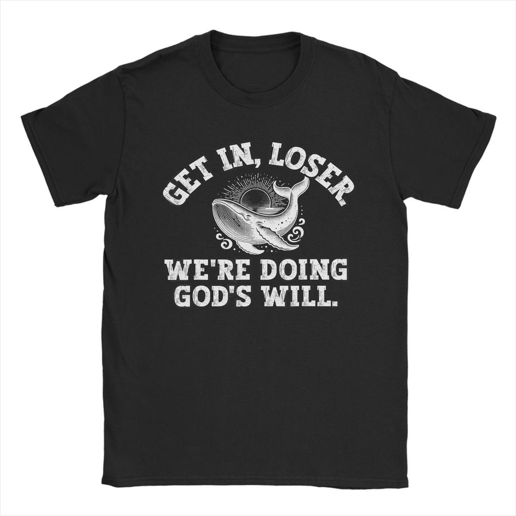 Komm rein Verlierer Wir tun Gottes Willen Lustiges Christliches Bibel T-Shirt Sommer Baumwoll-T-Shirts Für Unisex Harajuku T-Shirt Kurze Ärmel