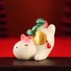 Resin Horse Figurine Chinese Style Zodiac Ornaments Vivid New Year Mascot Miniature  Office